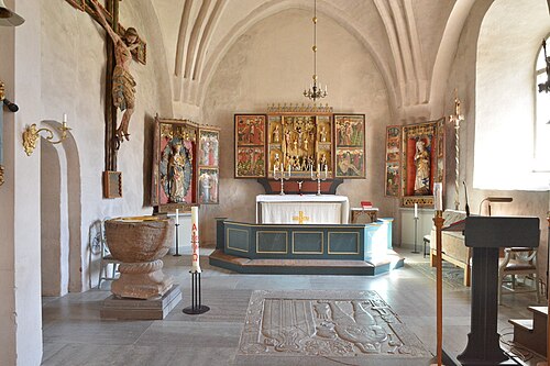 Härads kyrka, interno