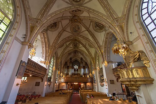 Klara kyrka, interno