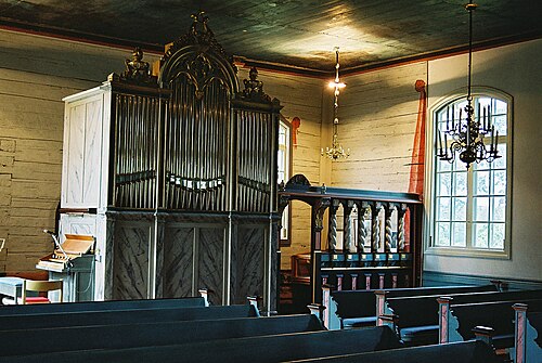 Laxarby kyrka, intérieur