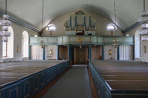 Lenhovda kyrka, interno
