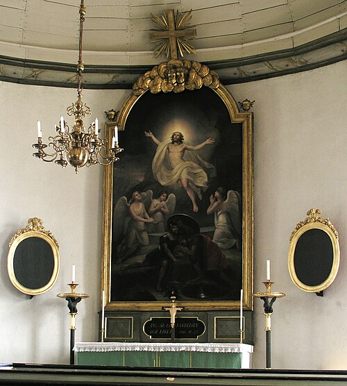 Lerbäcks kyrka, interno