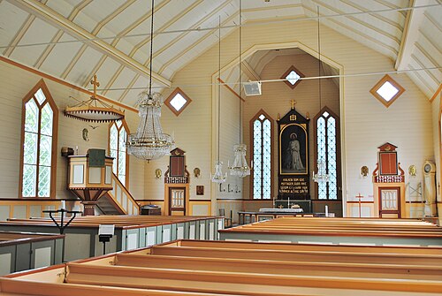 Oskars kyrka, intérieur