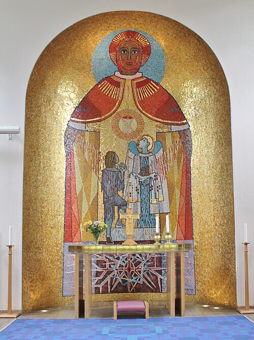 Skogslyckans kyrka, interno