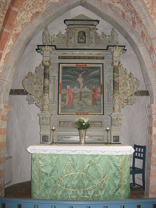 Vitaby kyrka, interno
