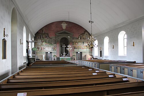 Hjärnarps kyrka, intérieur