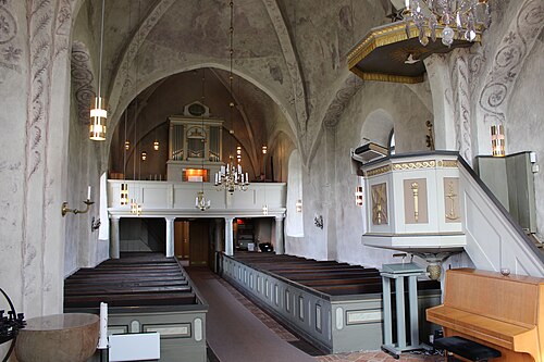 Kalmar kyrka, interno