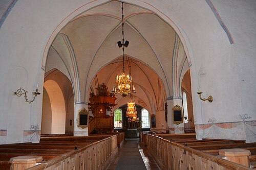 Sankta Gertruds kyrka, interno