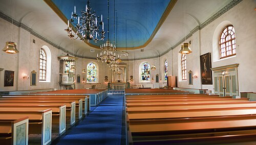 Varbergs kyrka, intérieur