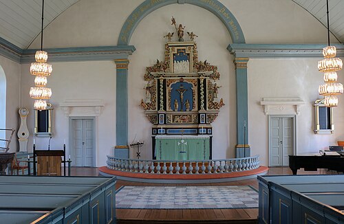 Lenhovda kyrka, interno