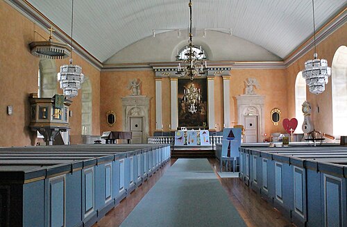 Ljuders kyrka, intérieur