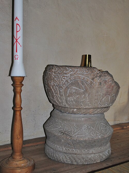 Myresjö gamla kyrka, interno