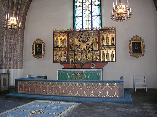 Sorunda kyrka, intérieur