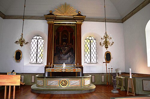Sya kyrka, interno