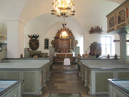 Trolle Ljungby kyrka, interno