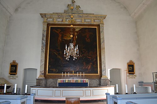 Tåby kyrka, interno