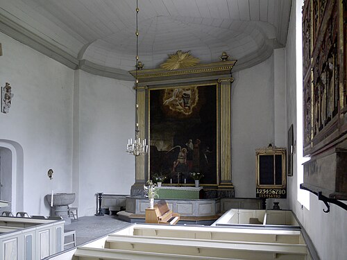 Bjälbo kyrka, interno