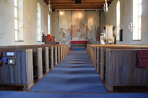 Breviks kyrka, interno
