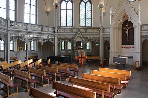 Ersta kyrka, interno