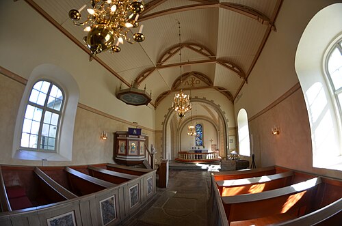 Gudhems kyrka, interno