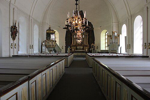 Selångers kyrka, interno