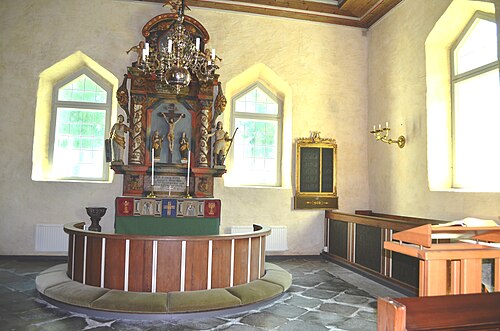 Strå kyrka, intérieur