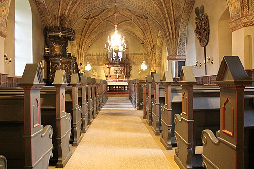 Ununge kyrka, interno