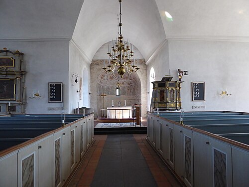 Brösarps kyrka, intérieur