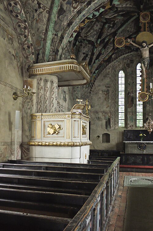 Härkeberga kyrka, interno