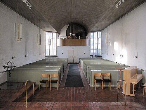 Hässelby Villastads kyrka, intérieur