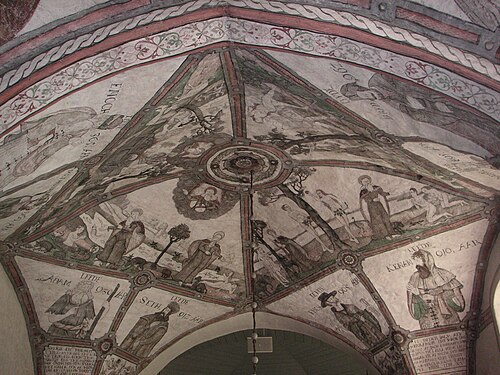 Knista kyrka, interno