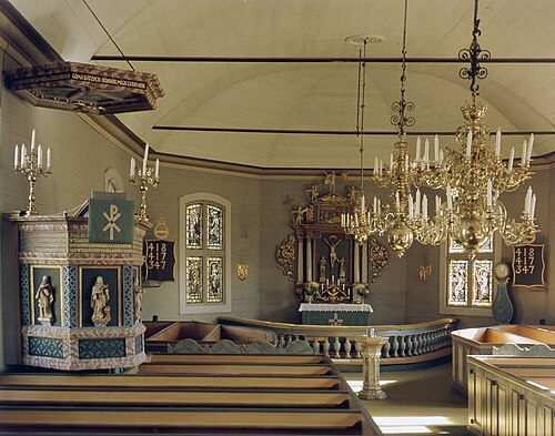Ljushults kyrka, interno