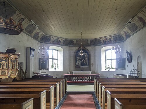 Lugnås kyrka, interno