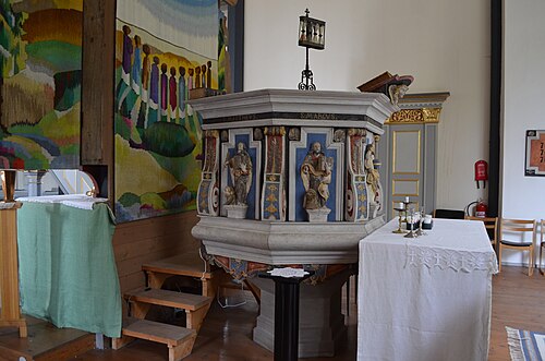 Västra Torsås kyrka, intérieur