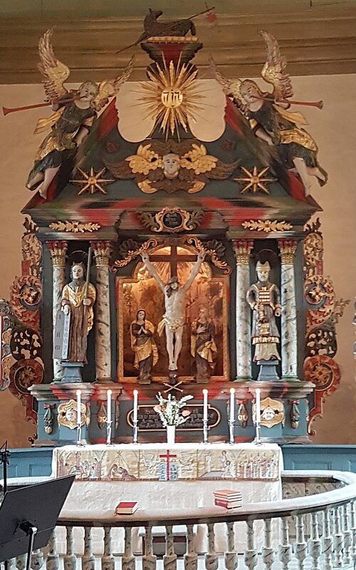 Älgå kyrka, interno