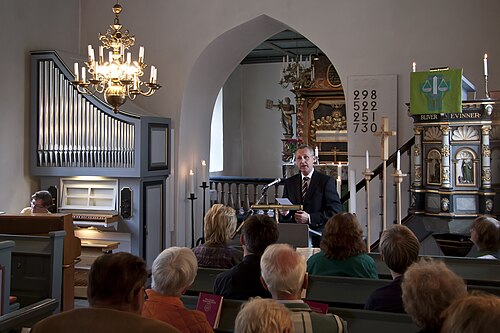 Hörja kyrka, interno