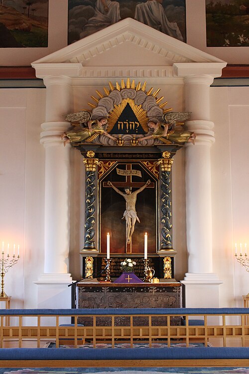 Ränneslövs kyrka, interno
