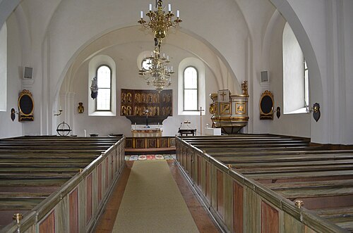 Rönö kyrka, interno