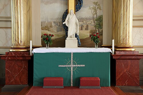 Värö kyrka, interno