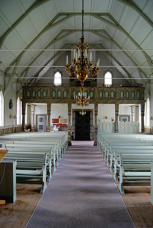 Holmöns kyrka, interno