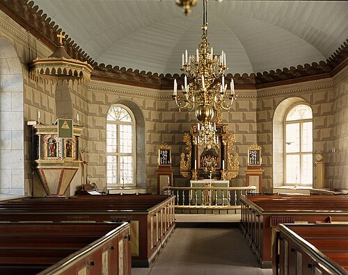 Horreds kyrka, interno