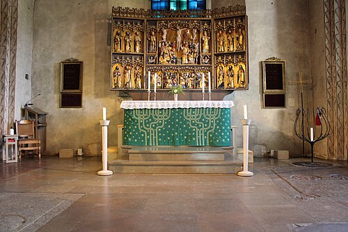 Täby kyrka, intérieur