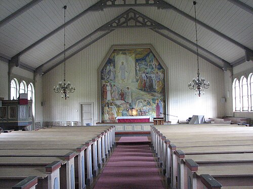 Tärna kyrka, interno