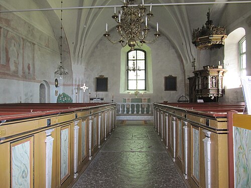 Bergshammars kyrka, intérieur