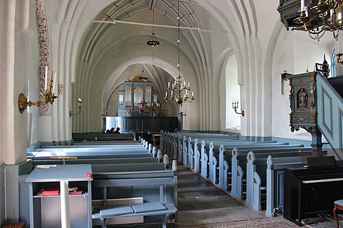 Sparrsätra kyrka, interno