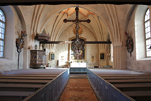 Grödinge kyrka, interno