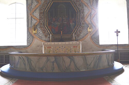 Kättilstads kyrka, interno