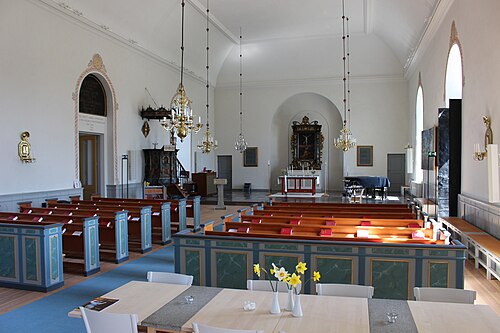 Rådmansö kyrka, intérieur