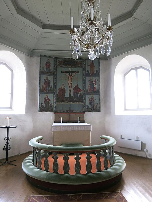 Siene kyrka, interno