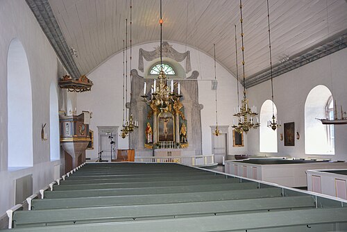 Föra kyrka, intérieur