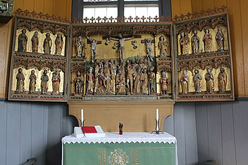 Gräsö kyrka, interno
